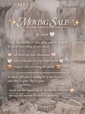 Moving Sale!!